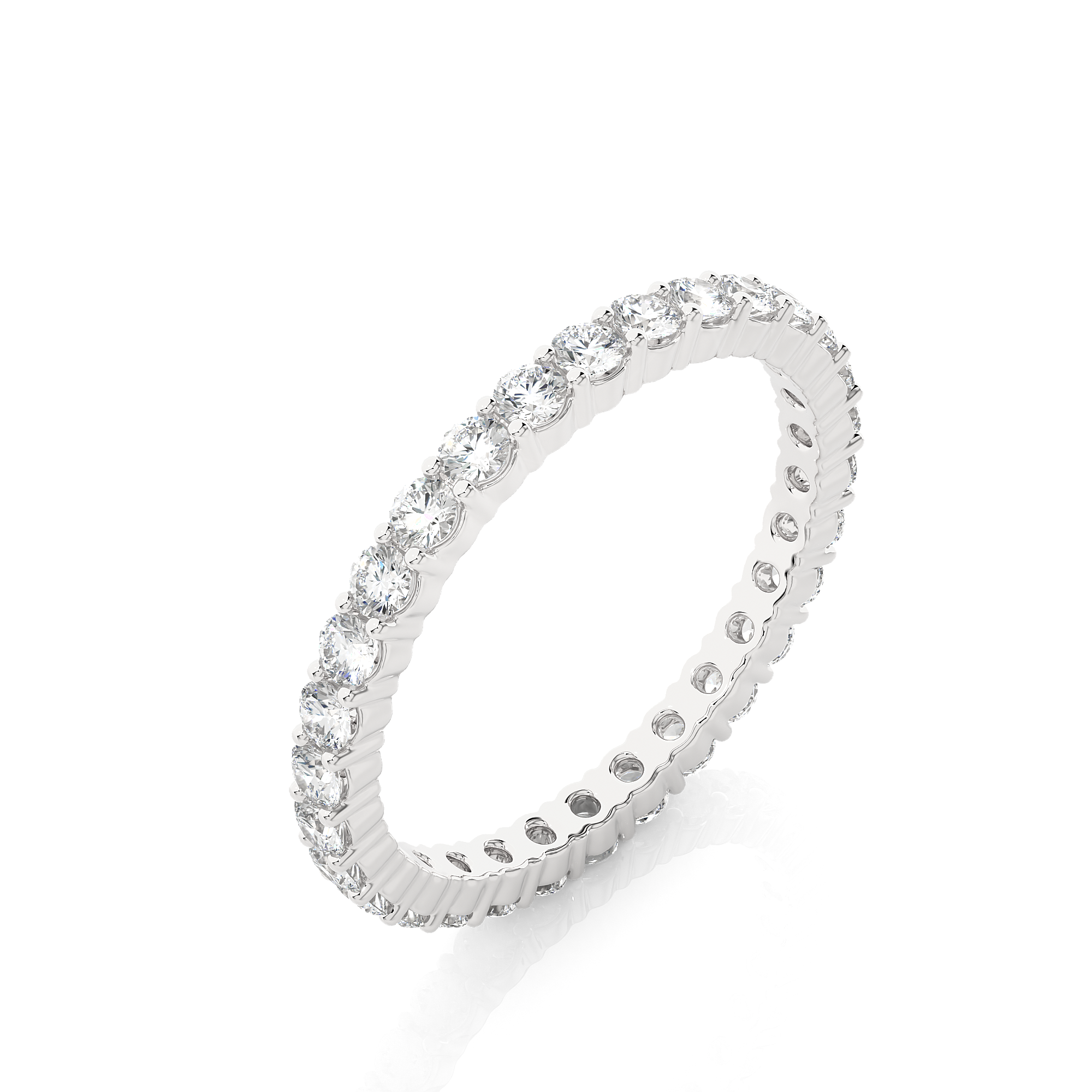 0.90 Carat IJ Color VS1 Clarity Diamond Studded Natural Diamond Ring.